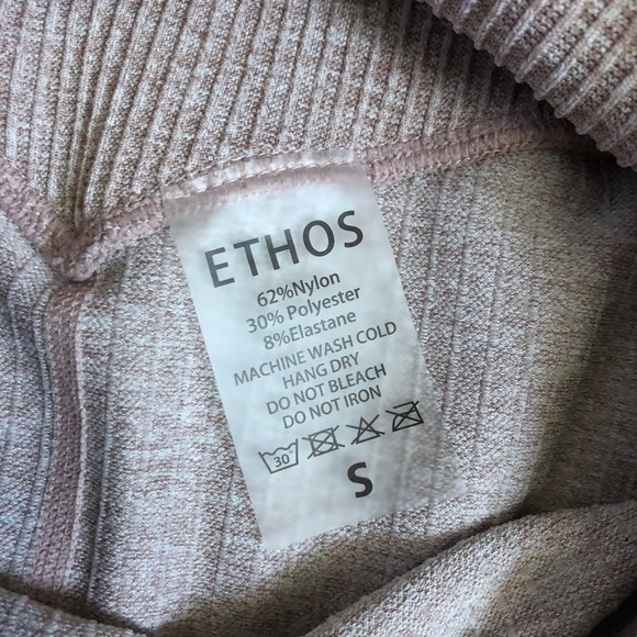ETHOS ribbed leggings sz S - Picture 8 of 9